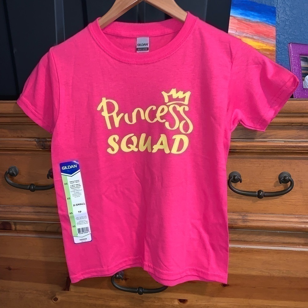 Girls T-shirts “princess squad”